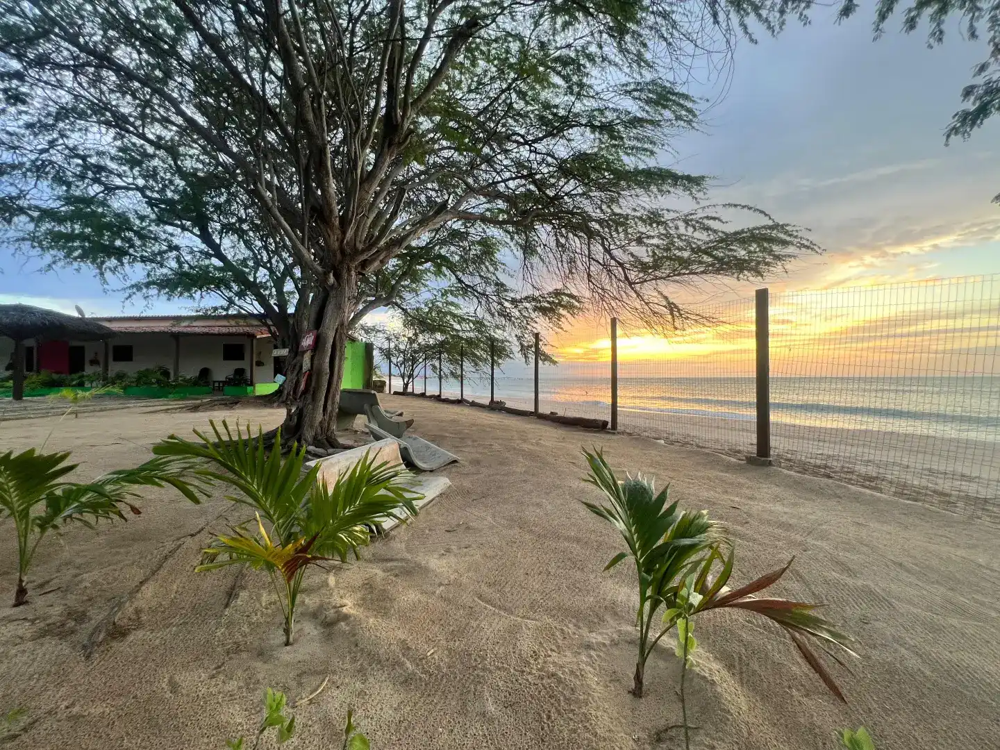 Pôr do sol na Pousada do Farol